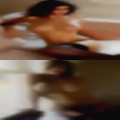 Nude woman negligee
