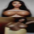 Beautiful naked woman bending